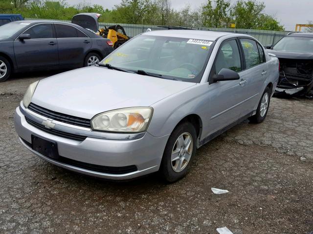 1G1ZT548X4F198206 - 2004 CHEVROLET MALIBU LS SILVER photo 2