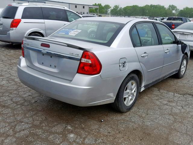 1G1ZT548X4F198206 - 2004 CHEVROLET MALIBU LS SILVER photo 4