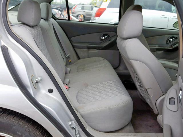 1G1ZT548X4F198206 - 2004 CHEVROLET MALIBU LS SILVER photo 6