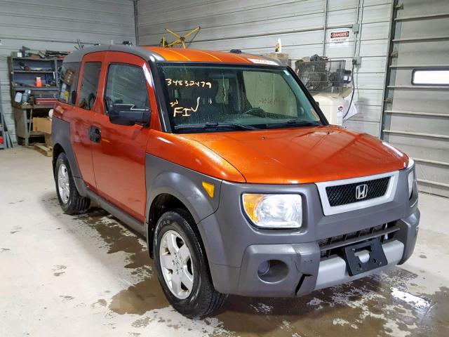 5J6YH286X4L019766 - 2004 HONDA ELEMENT EX ORANGE photo 1