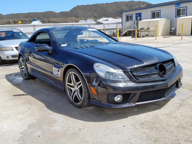 WDBSK70F69F156410 - 2009 MERCEDES-BENZ SL 63 AMG BLACK photo 1