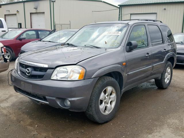 4F2YZ94114KM18044 - 2004 MAZDA TRIBUTE LX GRAY photo 2