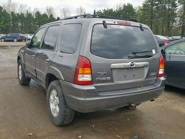 4F2YZ94114KM18044 - 2004 MAZDA TRIBUTE LX GRAY photo 3