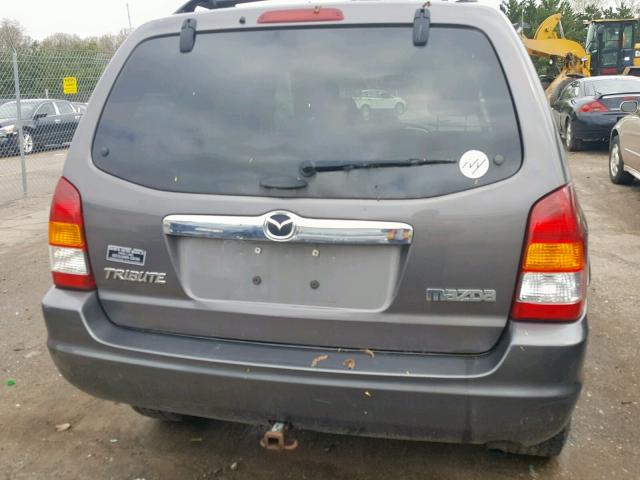 4F2YZ94114KM18044 - 2004 MAZDA TRIBUTE LX GRAY photo 9