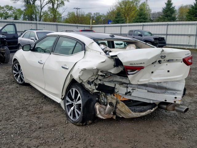 1N4AA6AP7HC365081 - 2017 NISSAN MAXIMA 3.5 WHITE photo 3