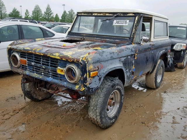 U15GLH51748 - 1970 FORD BRONCO BLUE photo 2