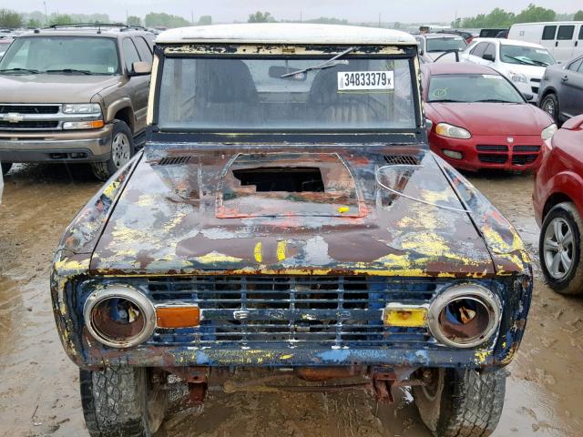 U15GLH51748 - 1970 FORD BRONCO BLUE photo 7