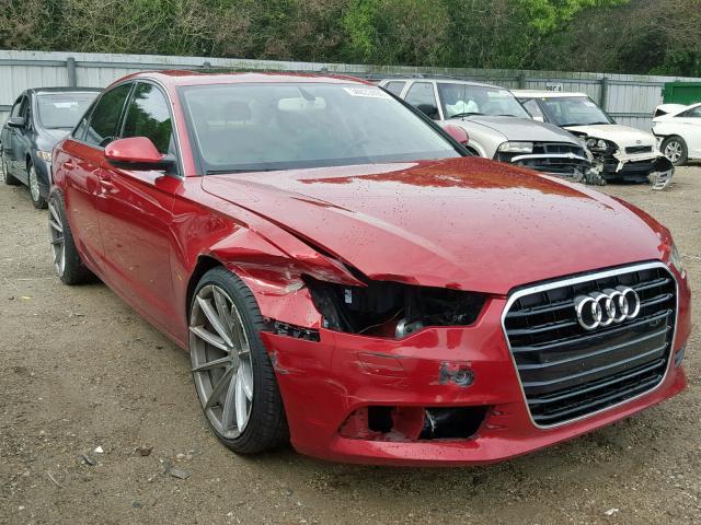 WAUCFAFCXEN129454 - 2014 AUDI A6 PREMIUM RED photo 1