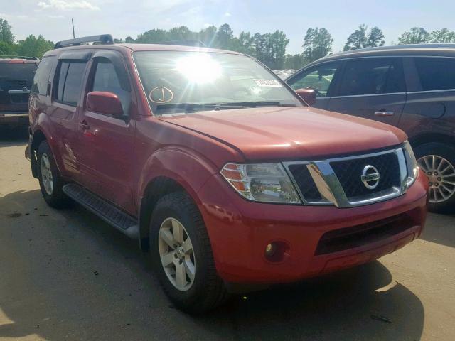 5N1AR1NB1CC635821 - 2012 NISSAN PATHFINDER RED photo 1