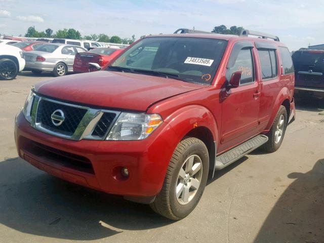 5N1AR1NB1CC635821 - 2012 NISSAN PATHFINDER RED photo 2