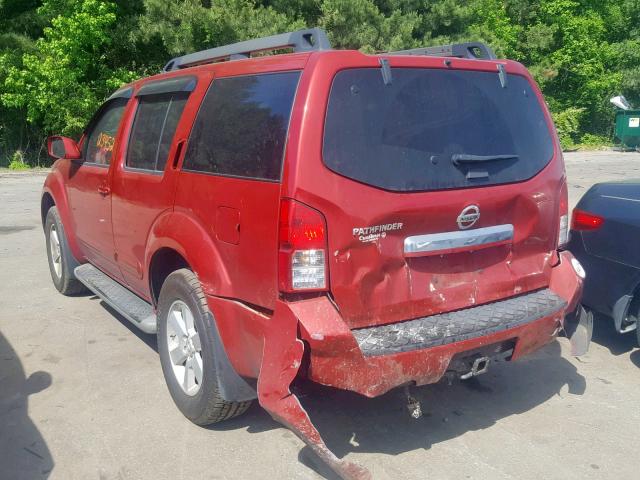5N1AR1NB1CC635821 - 2012 NISSAN PATHFINDER RED photo 3