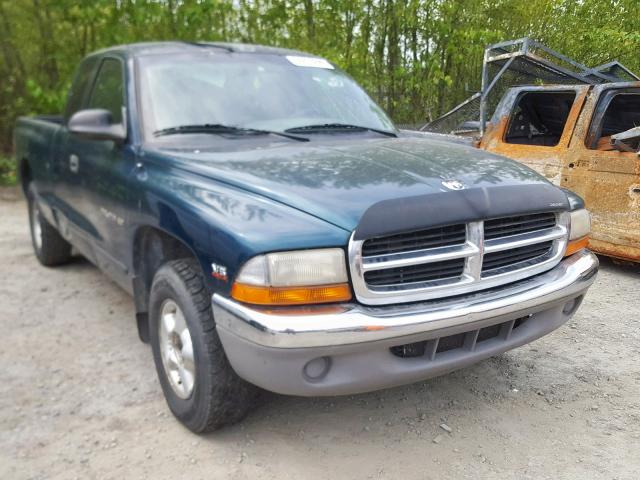 1B7GL23X2VS129458 - 1997 DODGE DAKOTA GREEN photo 1