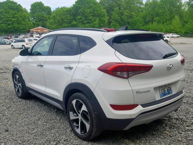 KM8J3CA26HU280858 - 2017 HYUNDAI TUCSON LIM WHITE photo 3