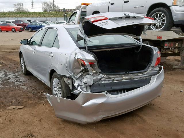 4T1BD1FK9CU052506 - 2012 TOYOTA CAMRY HYBR SILVER photo 3