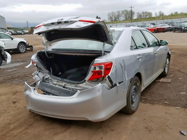 4T1BD1FK9CU052506 - 2012 TOYOTA CAMRY HYBR SILVER photo 4