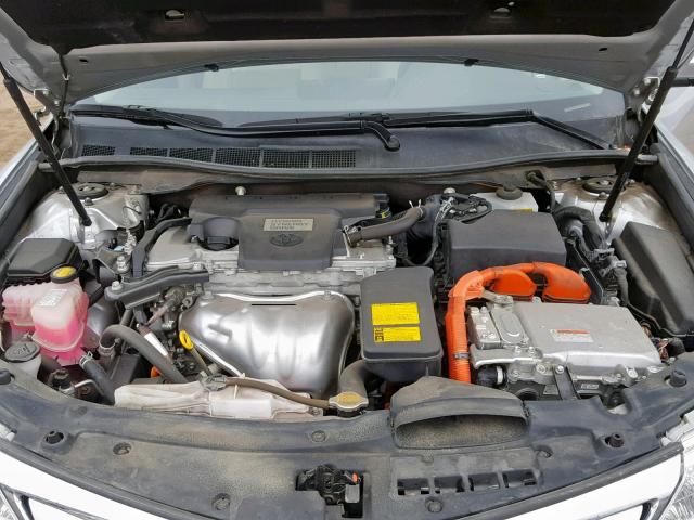 4T1BD1FK9CU052506 - 2012 TOYOTA CAMRY HYBR SILVER photo 7