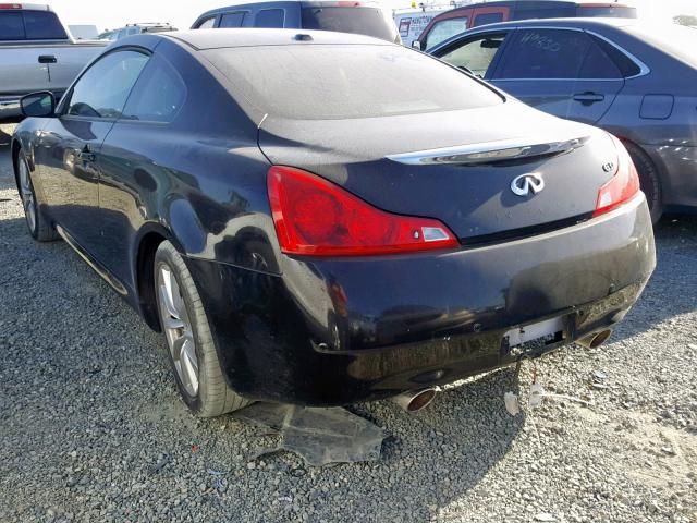 JN1CV6EK2BM211937 - 2011 INFINITI G37 BASE BLACK photo 3