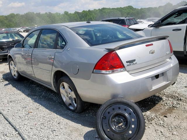 2G1WD58CX89141520 - 2008 CHEVROLET IMPALA SUP 银色 照片 3