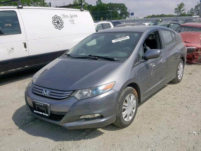 JHMZE2H53AS014922 - 2010 HONDA INSIGHT LX GRAY photo 2