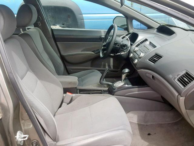 2HGFA16438H106796 - 2008 HONDA CIVIC DX-G BROWN photo 5