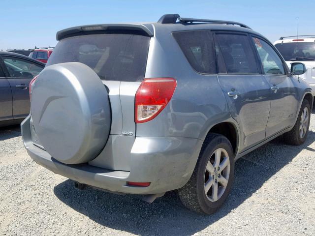 JTMBK31V085054301 - 2008 TOYOTA RAV4 LIMIT SILVER photo 4