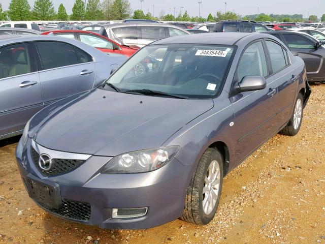 JM1BK12F171667299 - 2007 MAZDA 3 I GRAY photo 2