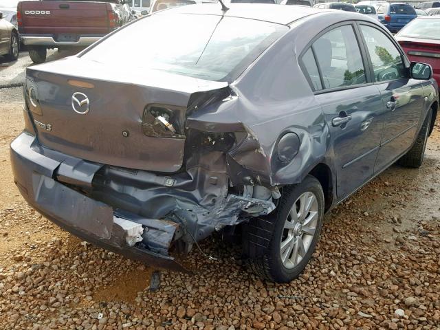 JM1BK12F171667299 - 2007 MAZDA 3 I GRAY photo 9