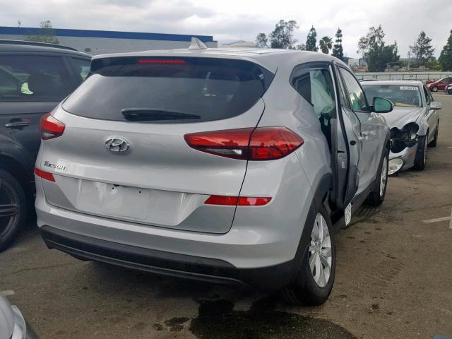 KM8J23A43KU900917 - 2019 HYUNDAI TUCSON SE SILVER photo 4