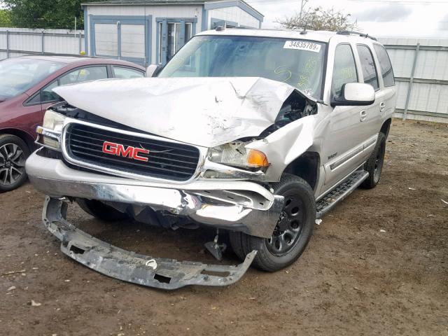 1GKEC13V65J162912 - 2005 GMC YUKON SILVER photo 2