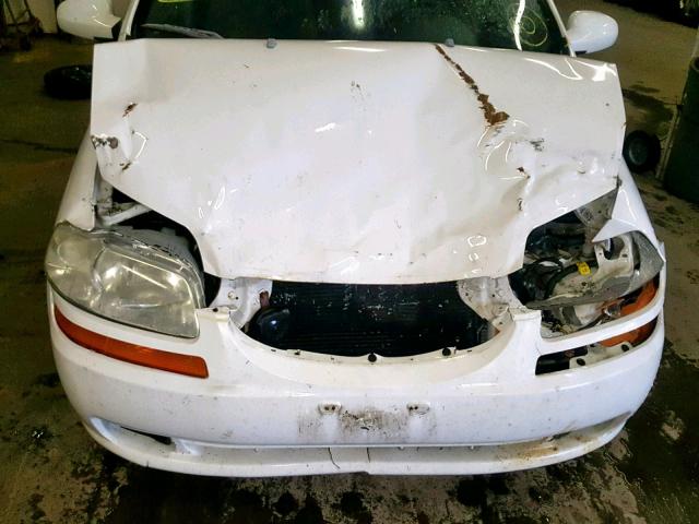 KL1TD52635B455217 - 2005 CHEVROLET AVEO BASE თეთრი ფოტო 7