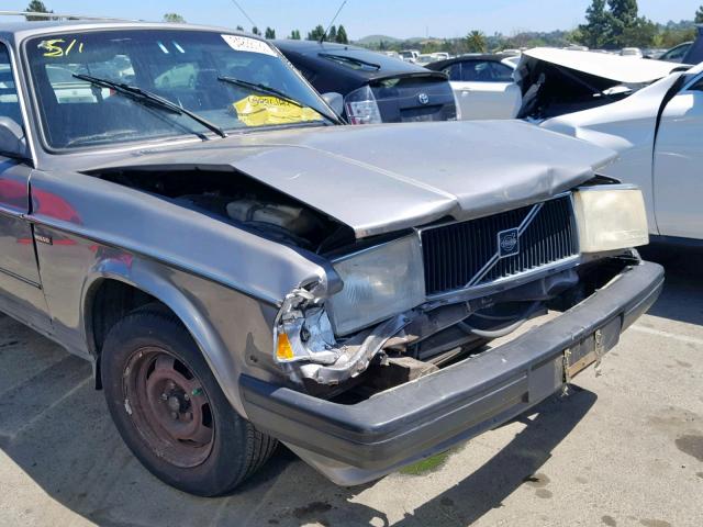 YV1AX8852K1819727 - 1989 VOLVO 245 DL GRAY photo 9