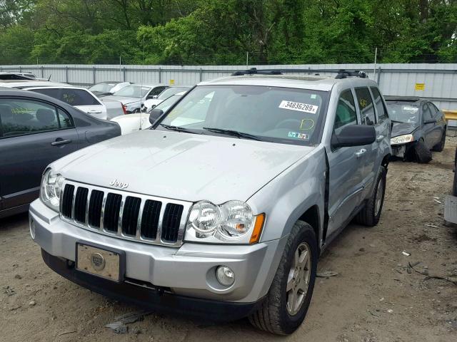 1J4HR58295C730727 - 2005 JEEP GRAND CHER SILVER photo 2