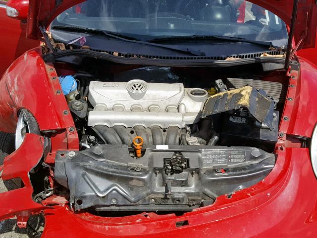 3VWRG31Y69M401195 - 2009 VOLKSWAGEN NEW BEETLE წითელი ფოტო 7