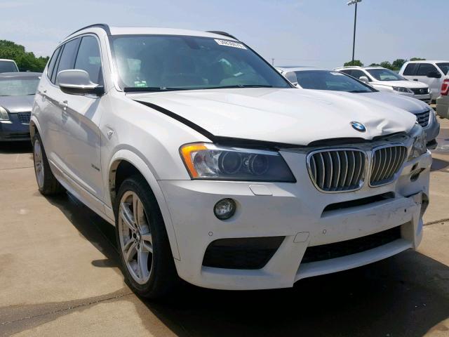 5UXWX7C58E0E82117 - 2014 BMW X3 XDRIVE3 WHITE photo 1