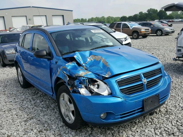 1B3HB48A79D108804 - 2009 DODGE CALIBER SX BLUE photo 1