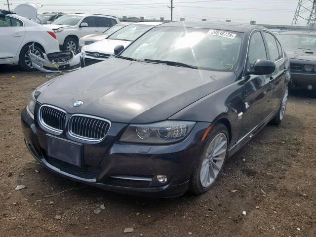 WBAPL5G58BNN23869 - 2011 BMW 335 XI BLACK photo 2