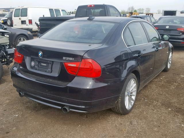 WBAPL5G58BNN23869 - 2011 BMW 335 XI BLACK photo 4