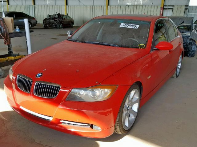 WBAVB33516PS06529 - 2006 BMW 330 I RED photo 2