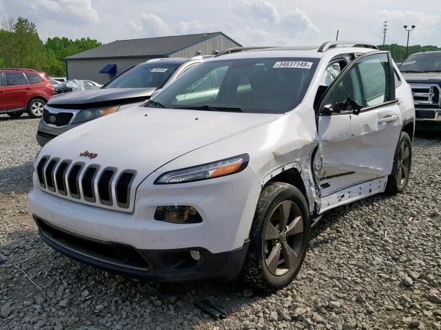 1C4PJMCB6GW255064 - 2016 JEEP CHEROKEE L WHITE photo 2