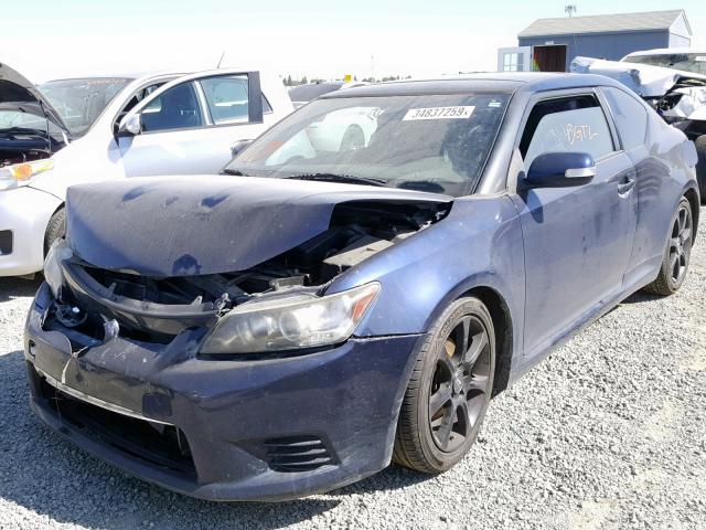 JTKJF5C79C3026942 - 2012 TOYOTA SCION TC BLACK photo 2