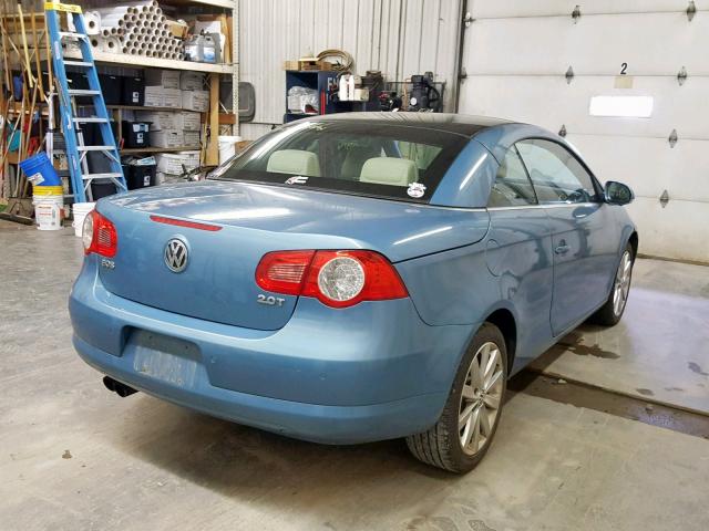 WVWFA71FX8V002758 - 2008 VOLKSWAGEN EOS LUX 蓝色 照片 4
