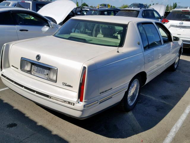 1G6KE52Y2VU215943 - 1997 CADILLAC DEVILLE DE WHITE photo 4