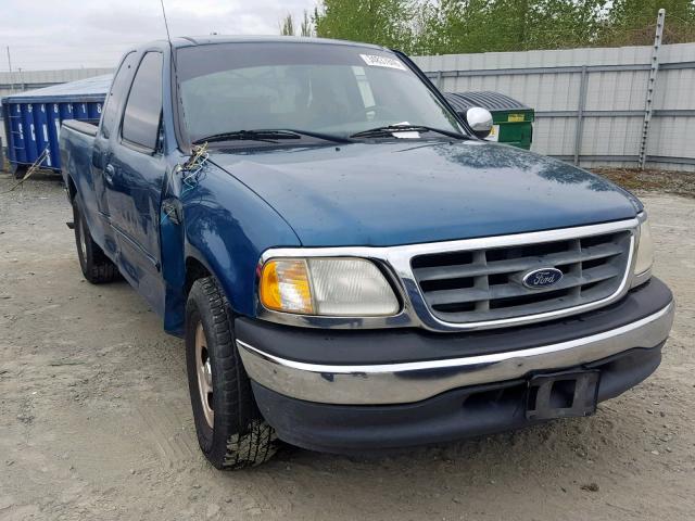 2FTRX17L51CA28704 - 2001 FORD F150 BLUE photo 1