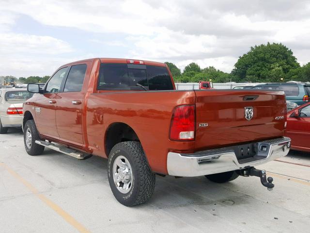 3C6TR5DTXDG525547 - 2013 RAM 2500 SLT ORANGE photo 3