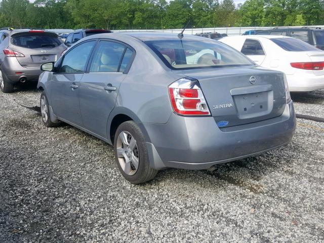 3N1AB61E48L690591 - 2008 NISSAN SENTRA 2.0 GRAY photo 3