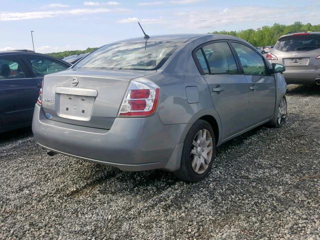 3N1AB61E48L690591 - 2008 NISSAN SENTRA 2.0 GRAY photo 4