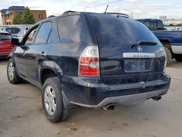 2HNYD18854H511660 - 2004 ACURA MDX TOURIN BLACK photo 3