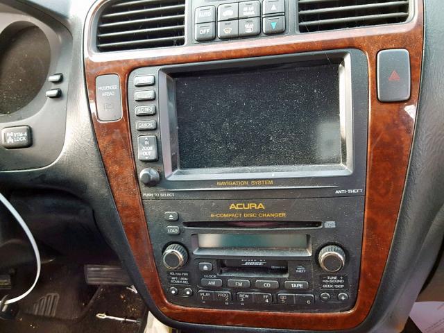 2HNYD18854H511660 - 2004 ACURA MDX TOURIN BLACK photo 9