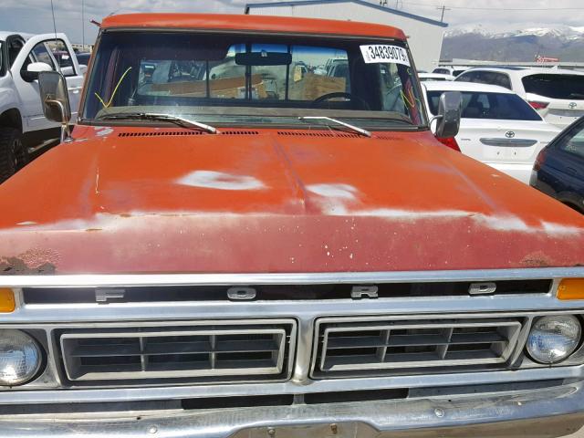 F14HRY01841 - 1977 FORD F-150 RED photo 7