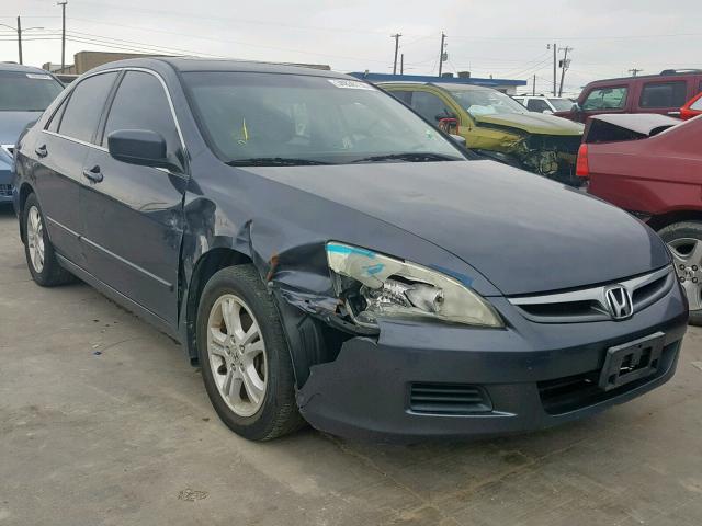 1HGCM567X7A025982 - 2007 HONDA ACCORD GRAY photo 1